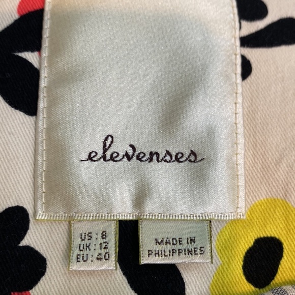 Anthropologie Elevenses Floral Shirt Jacket - Picture 5 of 5